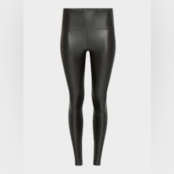 Aritzia Black Faux Leather Leggings - Picture 1 of 2